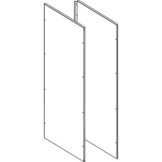 BTicino Rear closing panel 1300x2000mm for HDX with 6300A — 91863P12H10