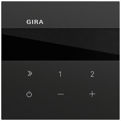 Gira IP flush-mounted radio black matt (lacquered) System 70 — 232074