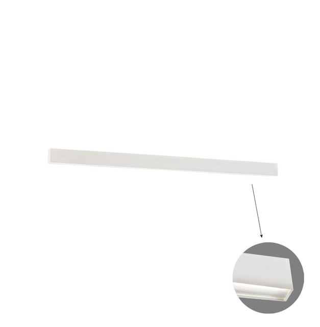 Viokef Linear Wall Lamp L1420 4000K White Microprismatic Dim. Ciba — 3916-02142-4-W-M-D4