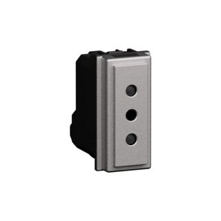 BTicino Italian standard sockets. 2 P+E 10 A , 250 VA socket — KS4113