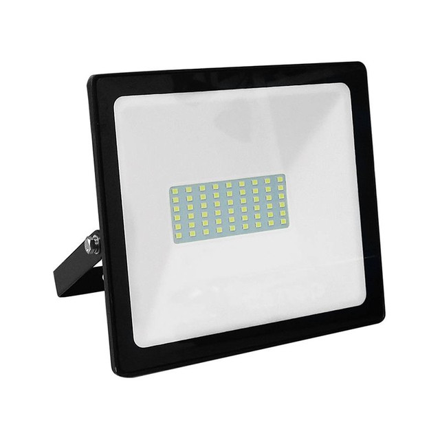 ACA Lighting BLACK LED SMD FLOOD LUMINAIRE IP66 50W BLUE 230V — Q50B — manufacturer representative image