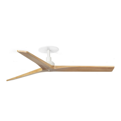Faro Barcelona KLIM RECESSED M Ceiling fan white/pine — manufacturer representative image