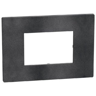 BTicino Light Now - Cover plate 3 modules - dark grey — YA4803DS