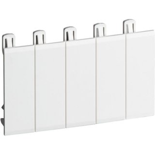 BTicino Blanking module Front cover with 6.5 DIN modules — F215FP