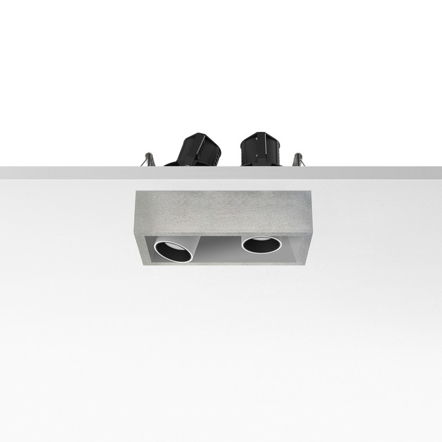 Flos Johnny 80 Semi-Recessed 2L Square — 03.0773.CEA — manufacturer representative image
