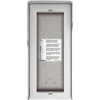 BTicino Wall-mounting box 3 modules with integrated rainshield - Allmetal — 350631