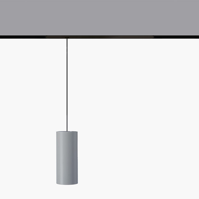 Artemide Vector Pendant Magnetic 55 - 31° 2700K DALI Brushed silver — AP31315 — manufacturer representative image