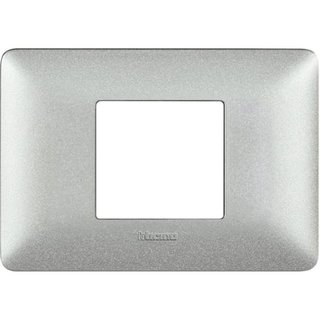 BTicino Cover plate 2 modules centred — AM4819TBC