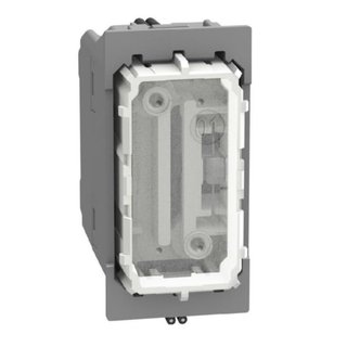 BTicino 4-way switch 1P 10AX 1 module, neutral, rocker, lightable, screw & plate terminals — Y4054LW