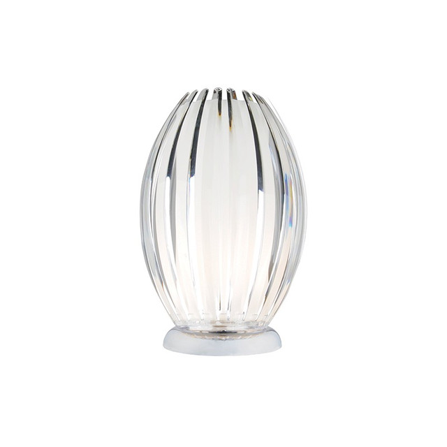 ACA Lighting NETTO TABLE LUMINAIRE ACRYLIC CLEAR 1X40W E14 HOMO — SF8574