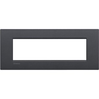 BTicino Cover plate AIR 7 modules - anthracite — LNC4807AR