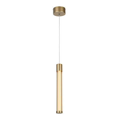 ACA Lighting CANDELERA-PENDANT LAMP GOLD ALUMINIUM LED SMD 7W CCT 490LM IP20 85X1500MM — manufacturer representative image