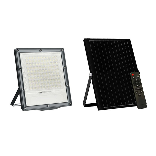 ACA Lighting SOLAR SMD LED FLOOD LIGHT 240W 4000K IP66 90° Ra80 2YEARS GUARANTEE — FLARE24040 — manufacturer representative image