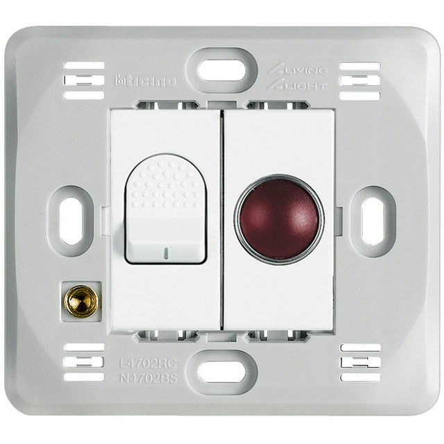 BTicino 32 A - 2 P switch module with neon — N4011S