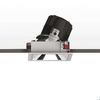 Artemide Everything 150 - Square - Trim - Adj - 27° - 2700K - Black trim / Polished metal deflector — M324845