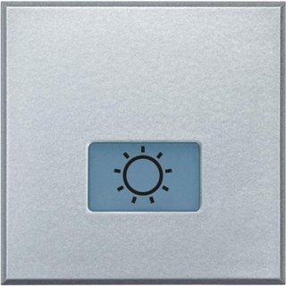 BTicino Screen-printed key 'lamp' with Light - 2 modules — HC4921/2LA