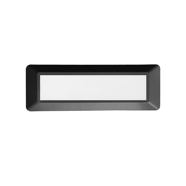 ACA Lighting LED WALL RECTANGLE LUMINAIRE DARK GREY 230V AC IP65 4W 3000K 290LM RA80 — SLIM31NDG