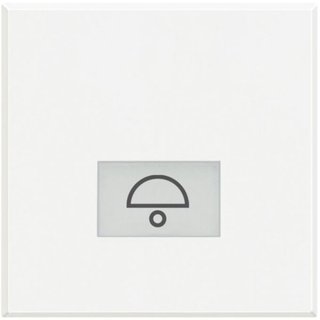 BTicino Screen-printed key 'ringtone' with Light - 2 modules — HD4921M2LD