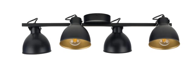 Sigma MARS Ceiling lamp 4 black gold — 32272