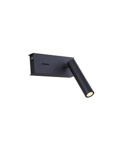 Zambelis H75 SCONCE LED 3W BLACK WITH USB
