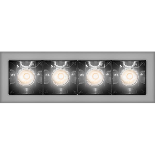 Artemide Sharp - 4 optic unit - 11W - 52° 2700K Trim Silver — AF10205