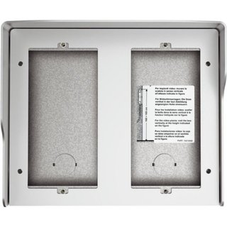 BTicino Wall-mounting box 4 modules with integrated rainshield - Allmetal — 350641