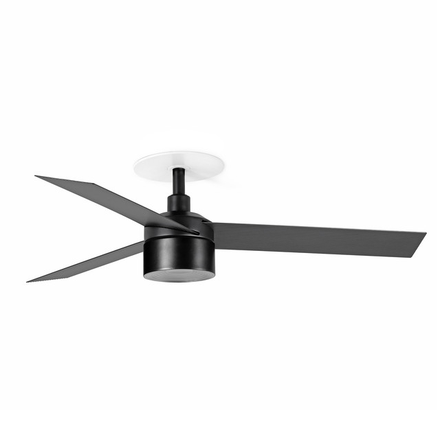 Faro Barcelona CRUISER RECESSED TEK S Black fan 2700K — 34289R3W — manufacturer representative image