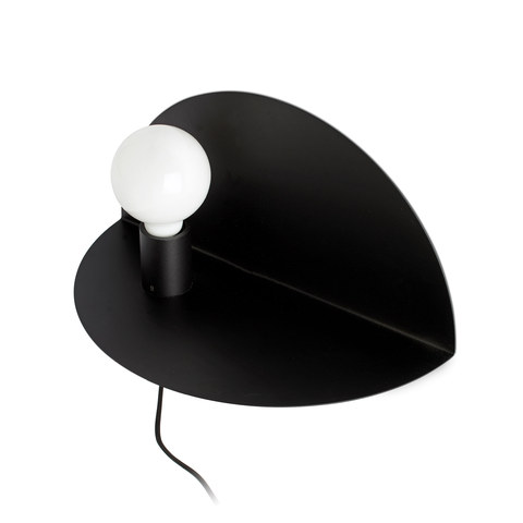 Faro Barcelona NIT Left black wall lamp — manufacturer representative image