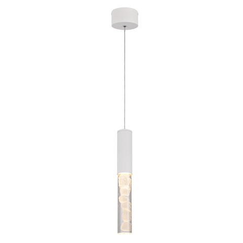 ACA Lighting OASIS-PENDANT LAMP SAND WHITE ALUMINIUM LED COB 7W CCT 350LM IP20 50X50X1500MM — manufacturer representative image
