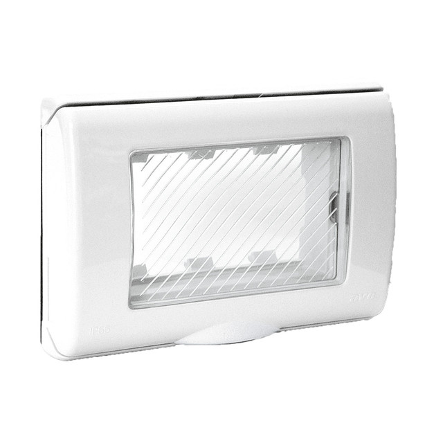 AVE IP55 FR.PLATE+SOFT COVER 3M.BANQ.W. — 45SP43BN