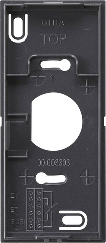 Gira Mounting plate for surface-mounted home station video anthracite — 851028