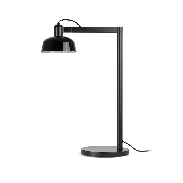 Faro Barcelona TATAWIN Black glass table lamp — 20337-117