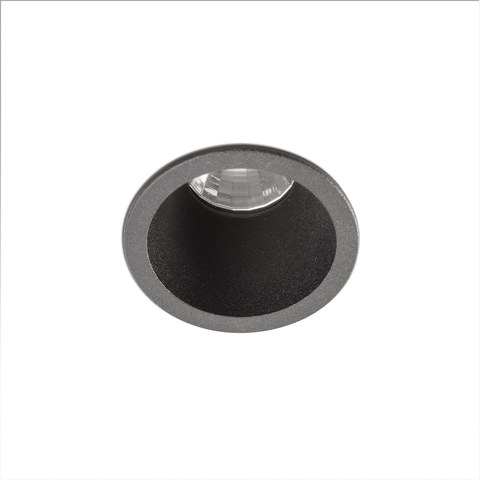 Faro Barcelona FOX 40 black recessed 5W 2700K 25° — manufacturer representative image