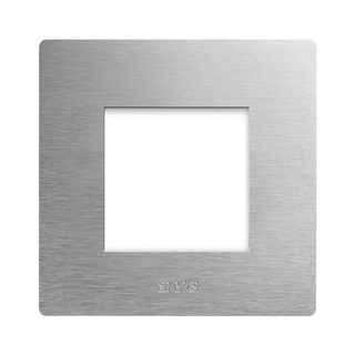 AVE FRONT PLATE 86X86 NAT.BRUSH ALU. 2M — 44PAQR22ALS