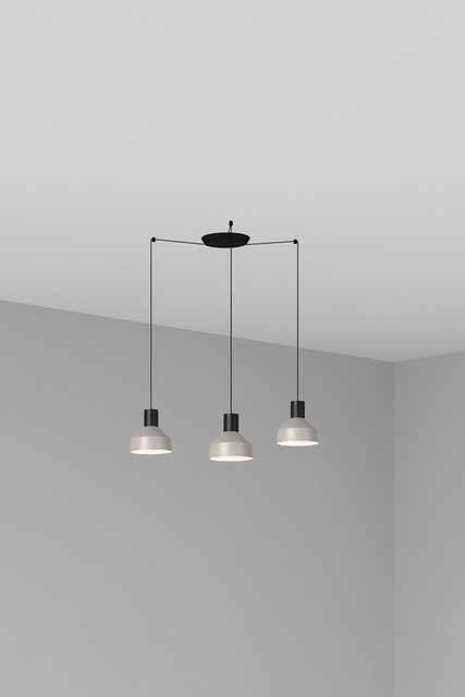 Faro Barcelona KOMBO 200 3L Grey pendant lamp — 68593-3L