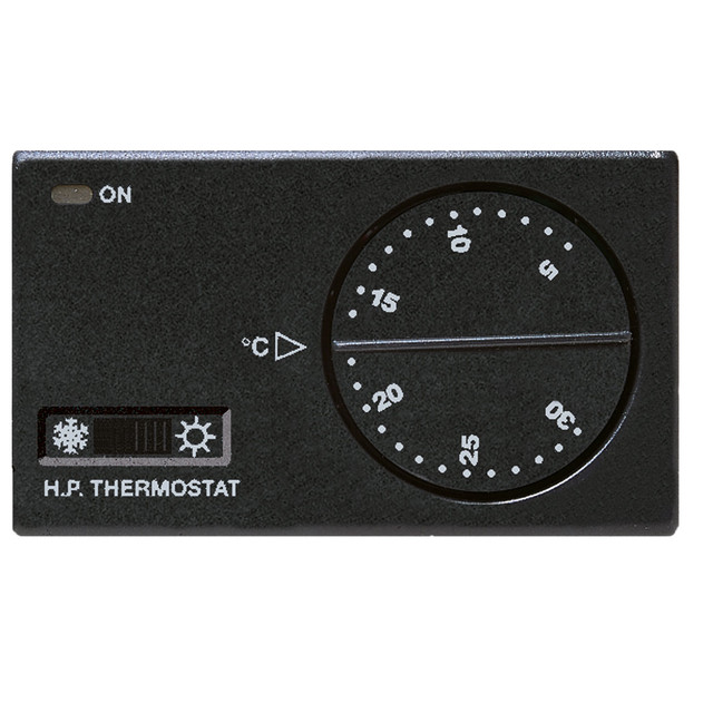 AVE Electronic Thermostat 230V – range 5dC 30dC – winter/summer selection — 45385SW