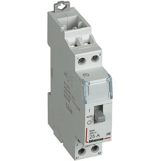 BTicino Contactor In=25A - Vn=230Vac - 2NO - 1 module — FT1A2N230M