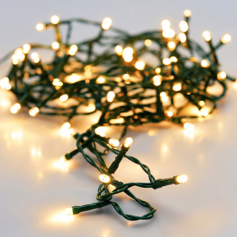 ACA Lighting XMAS LED STRING LIGHTS 480 WW 5mm BULB GREEN LEADWIRE 3m IP44 ADAPTER 220/240VAC-31VDV 6W 8 FUNCTIONS MEMORY& 8/16 TIMER L36m — manufacturer representative image