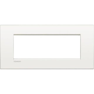 BTicino Cover plate AIR 7 modules - white pure — LNC4807BN