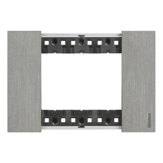 BTicino 3 modules Living Now plate — KA4803ZG