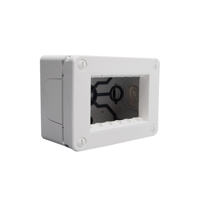 BTicino IP40 Box - 3 modules - White — 28403W