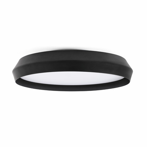 Faro Barcelona SHOKU 600 Black/black wall/ceiling lamp — manufacturer representative image