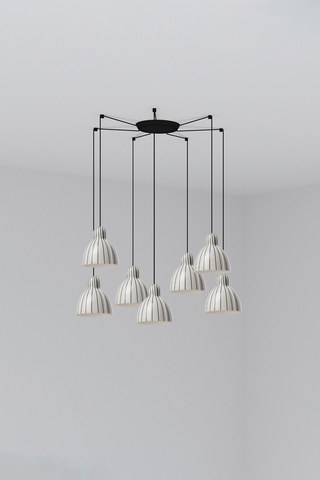 Faro Barcelona VENICE 7L Stripes pendant lamp — manufacturer representative image