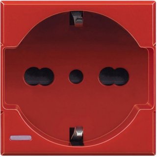 BTicino Socket 2P+T 16A 250 Vac — H4140/16R