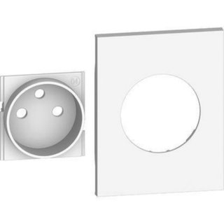 BTicino Cover + traditional top for French-Belgium standard socket item K4142A — KW55M3