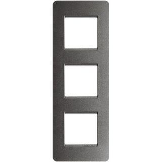 BTicino Cover plate 2x3P 71mm vertical — AM4802V/3IR