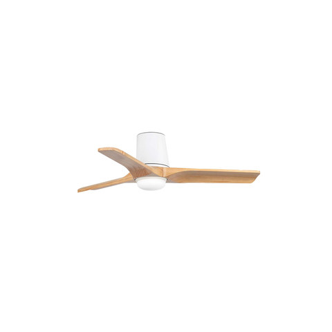 Faro Barcelona HEYWOOD TUB S LED Ceiling fan white/pine 10W SWT — manufacturer representative image