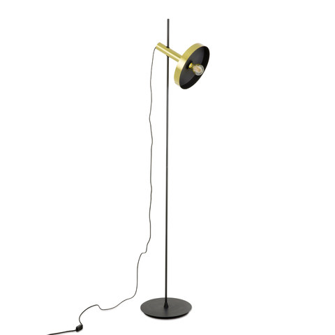 Faro Barcelona WHIZZ Gold/black floor lamp — manufacturer representative image