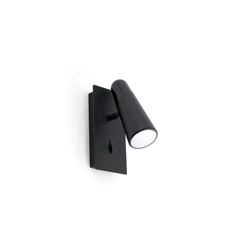 Faro Barcelona LAO 1L Black wall lamp — manufacturer representative image
