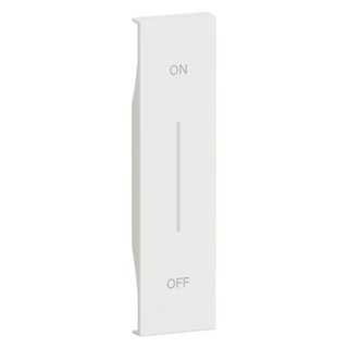 BTicino Lightable cover, 1 module - ON/OFF function for devices item K4672M2L, K4652M2 and K4652M3.White — KW01MHAG